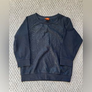 Joe fresh animal print crew neck